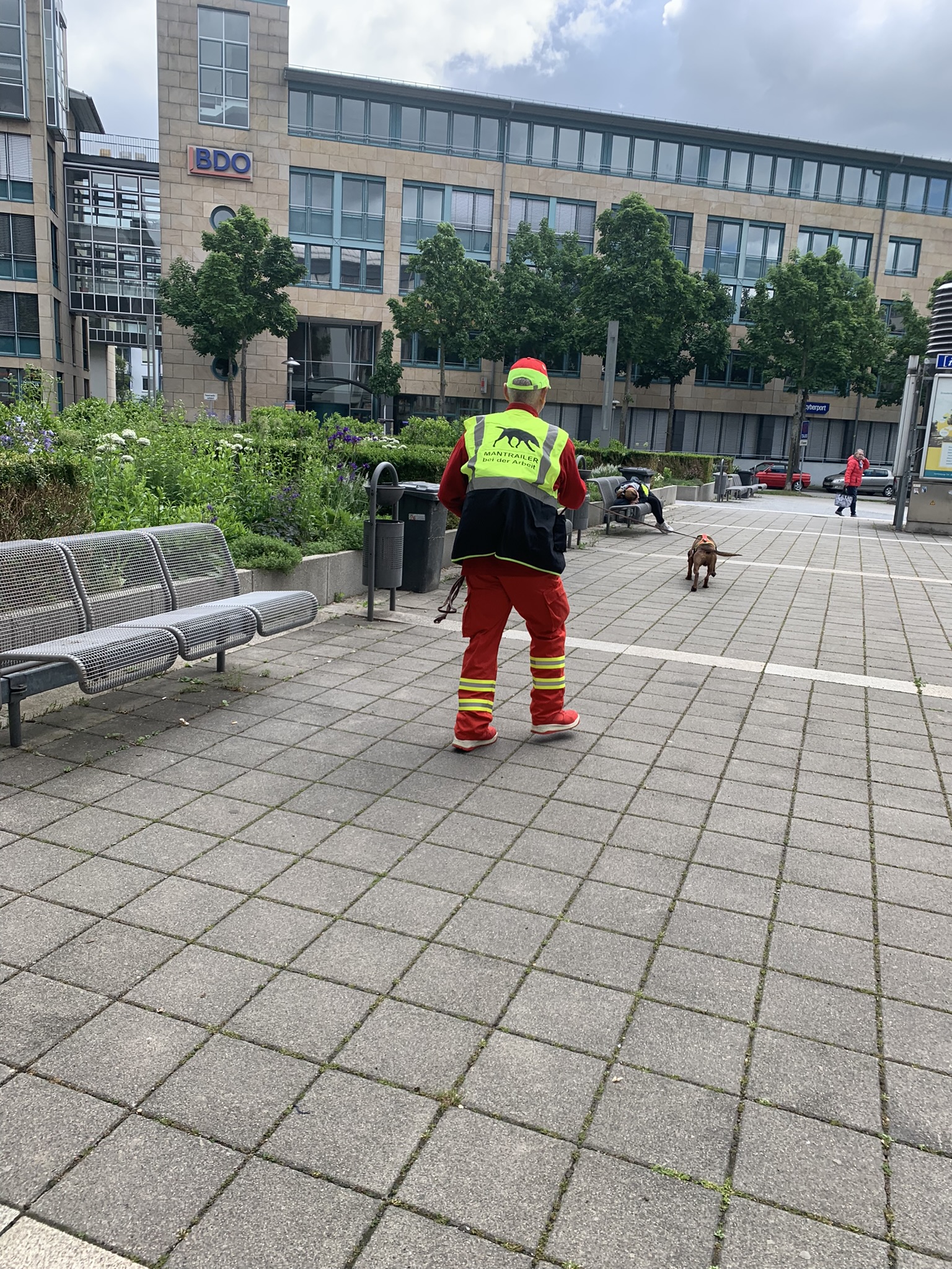 Mantrailing Einsatz Dresden